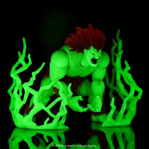 BLANKA GLOW IN THE DARK STREET FIGHTER JADA TOYS EXCLUSIVO EE