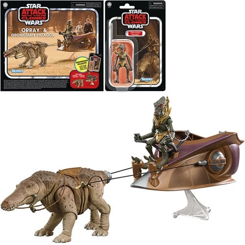 ORRAY & GEONOSIAN PICADOR STAR WARS THE VINTAGE COLLECTION HASBRO