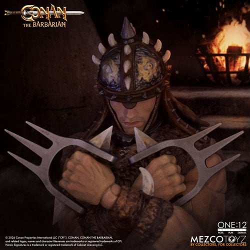 CONAN THE BARBARIAN (1982) PIT FIGHTER EDITION MEZCO ONE:12