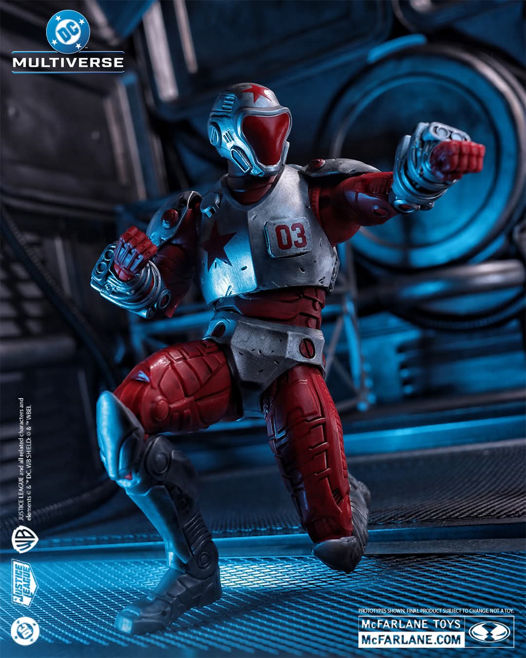 ROCKET RED BRIGADE DC MULTIVERSE MCFARLANE