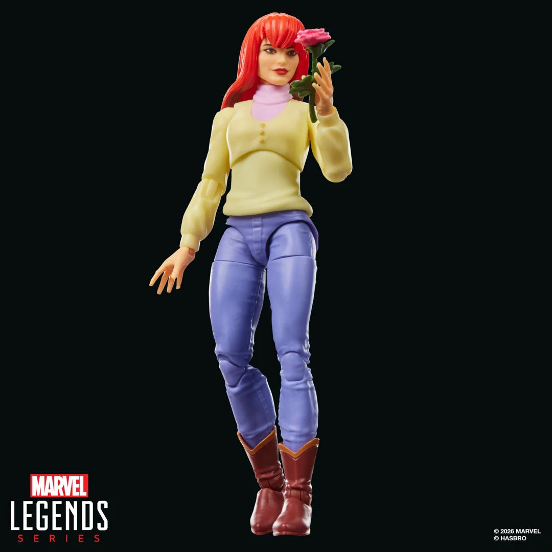 MARY JEAN WATSON SPIDERMAN THE ANIMATED SERIES RETROCARD MARVEL LEGENDS HASBRO