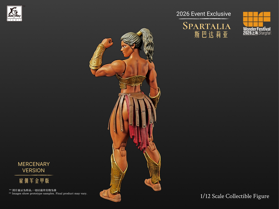 SPARTALIA GOLD MERCENARY VERSION COMBATANTS XESRAY STUDIO EVENT EXCLUSIVE
