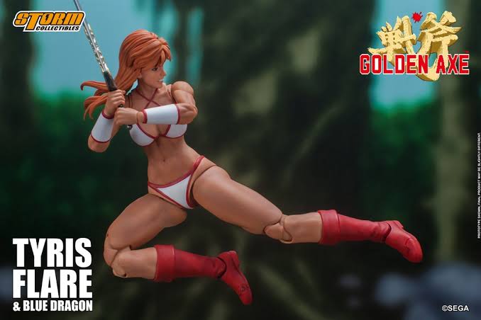 TYRIS FLARE Y GILIUS SET GOLDEN AXE STORM COLLECTIBLES