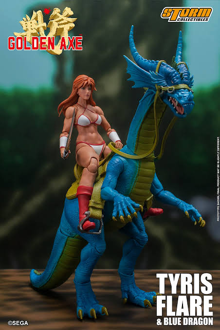 TYRIS FLARE Y GILIUS SET GOLDEN AXE STORM COLLECTIBLES