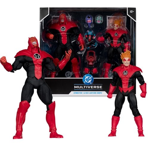 ATROCITUS AND RED LANTERN CORPS PACK DC MULTIVERSE MCFARLANE