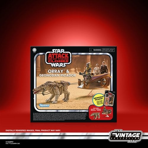 ORRAY & GEONOSIAN PICADOR STAR WARS THE VINTAGE COLLECTION HASBRO