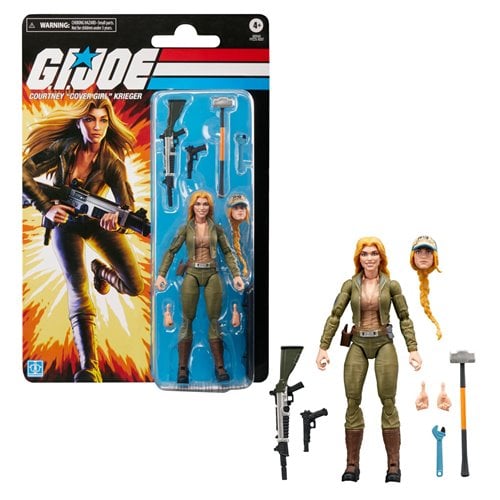 COURTNEY COVER GIRL KRIEGER G.I.JOE CLASSIFIED RETROCARD HASBRO