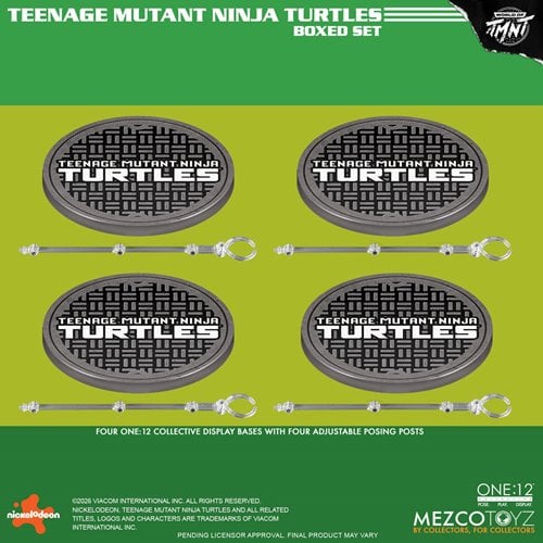 TEENAGE MUTANT NINJA TURTLES DELUXE ONE:12 MEZCO