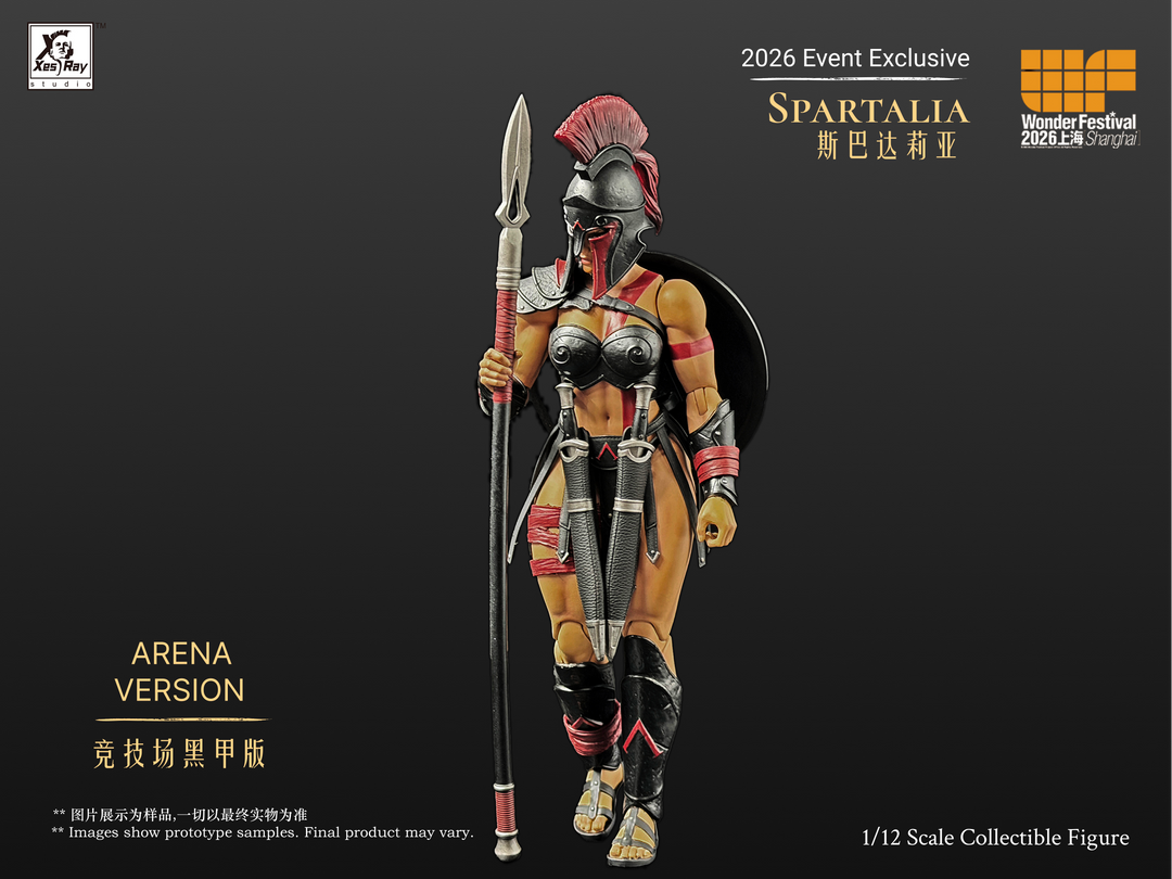 SPARTALIA BLACK ARENA VERSION COMBATANTS XESRAY STUDIO EVENT EXCLUSIVE CON BONUS